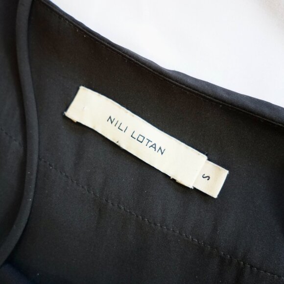 Nili Lotan Silk Tiered Mini Dress Size S - Picture 6 of 11